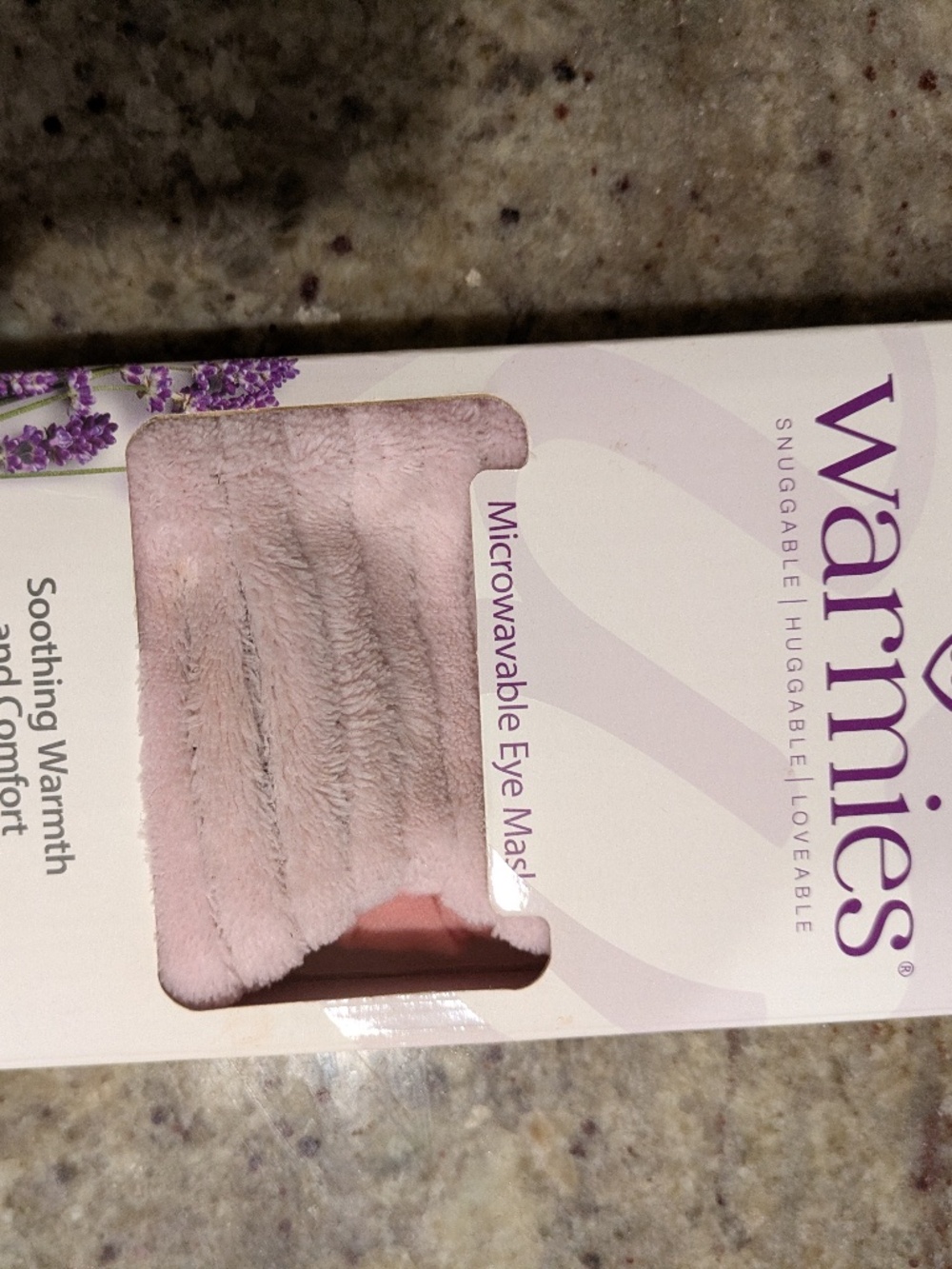 Warmies Microwavable Eye Mask Pink Lavender Scent NIB